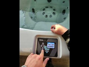 How to navigate through your Vita Spa 500 control panel