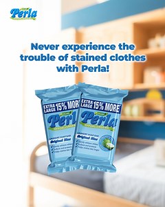 Start every school day fresh and confident with Perla Original Blue! Its gentle formula and natural brighteners not only boost your whites, but keep your clothes looking vibrant and lasting longer. Shop on our official store: https://shopee.ph/perlaphilippines/ Lazada: https://bit.ly/3TH6xjN #PerlaPH #Perla #AlagangPerla | PERLA
