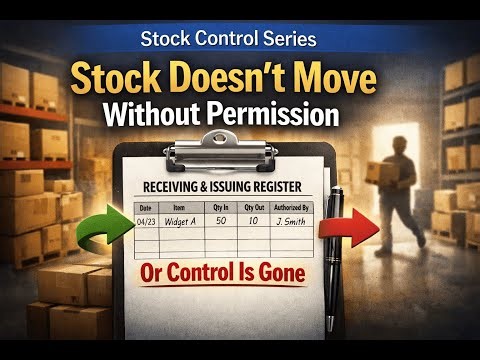 Stock Doesn’t Move Without Permission — Or Control Is Gone