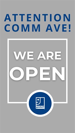 The Comm Ave store is officially back open — and it shows. 😍✨ Fresh layout, clearer sightlines, and a shopping experience that finally matches the quality on the racks. This update was long overdue, and the result is something our team and our shoppers can feel good about. 💙 If you haven’t stopped in since the refresh, now’s the time! 🛍️ #Goodwill #StoreRefresh #ThriftShopping #SecondhandStyle #AffordableFinds #CommunityRetail #ShopSecondhand #EverydayThrift #SustainableChoices | Goodwill Mas