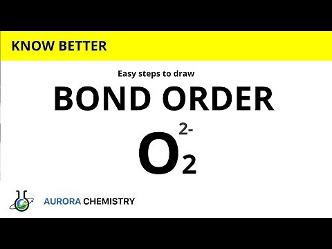 BOND ORDER of O2 2- || Bond order of PEROXIDE ION