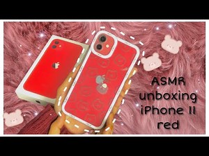 ASMR unboxing iPhone 11 in 2022 | iPhone Casing from Mr.Diy | Red iPhone 11 Aesthetic unboxing