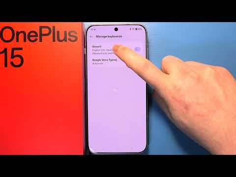 OnePlus 15 - How to Enable/Disable Emoji Suggestions (Keyboard)