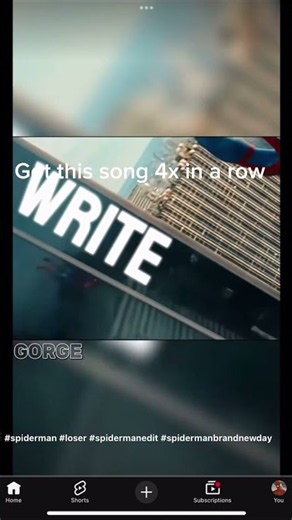 Got the spider-man song 4x in a row #marvel #spiderman #brandnewday #movie #fyp