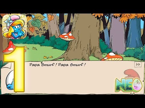 Smurfs' Village: Gameplay Walkthrough Part 1 - Gargamel And Papa Smurf (iOS, Android)