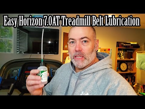 Horizon 7.0AT belt lubrication without loosening the belt - easy belt lubrication