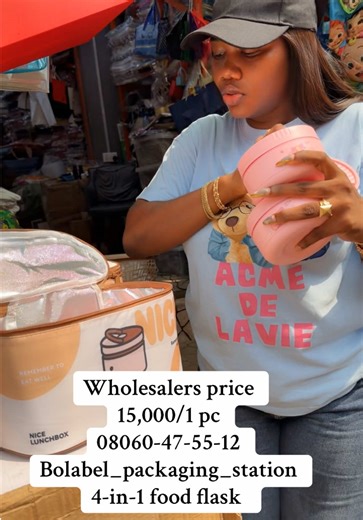 15,000 For the box Wholesaler price‼️‼️‼️ Available for immediate pickup and Delivery ‼️‼️‼️ • If your order is urgent,kindly send a WhatsApp message to 08060-47-55-12 Shop Address Bolabel complex 1: NO 60 Kosoko street , Ebute ero Lagos island Branch office 2: 109B Alakoro street modile palace Ebute ero Lagos island. #fyppppppppppppppppppppppp #sourvenir #wholesale #foodflask #lunchboxideas