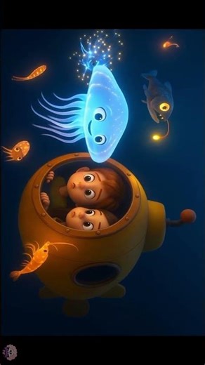 The Glow in the Deep 💡🦑🌊 #Ep:08 | bedtime stories for kids | science fun facts |