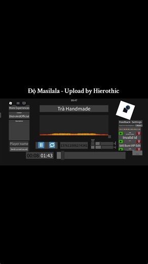 Nhạc ID Roblox Độ Masilala Mix
