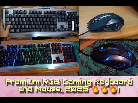 🔥 Zebronics Premium RGB Gaming Keyboard & Mouse Combo Unboxing! | Best Budget Gaming Setup 2025 💻✨