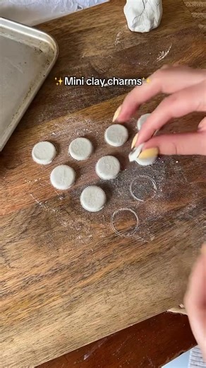 These turned out SO cute!! What should I do with them? 🤍🌷 #artist #green #diy #painting #folk #vintage #flowers #gift #acrylic #markers #storage #book #booktok #airdryclay #craft #girls #craft #clay #acrylic #resin #night #blue #white #blooms #summer #activity #airdryclay #charms #necklace | Handy Heaven