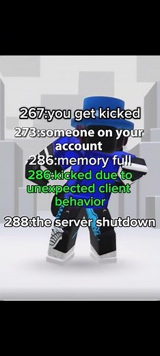 all meaning error code roblox part 1