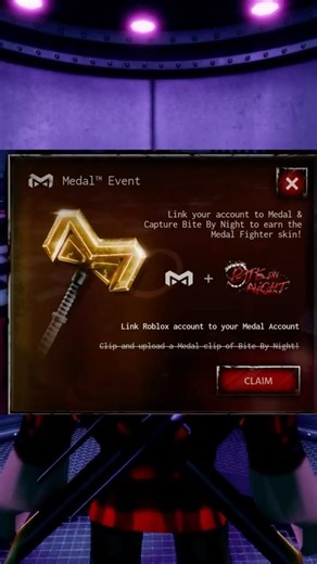 New Medal Update Bite By Night! #roblox #fnaf #update #bitebynight #medal #robloxfyp #bbn #news #fyp