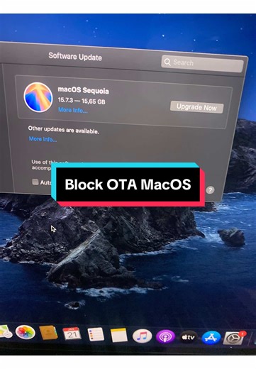 Kenapa Setelah Bypass MacBook Wajib Block OTA macOS ⚠️ Setelah proses bypass MacBook berhasil, Block OTA macOS wajib diterapkan untuk menjaga sistem tetap aman dan stabil. ⚠️ Alasan utama Block OTA: Update macOS dapat mengupdate iBridge OS otomatis iBridge OS terbaru bersifat tethered Update dapat menyebabkan Activation Lock aktif kembali Ringkasannya: 🔓 Bypass → membuka akses MacBook 🔒 Block OTA → menjaga hasil bypass tetap aman Catatan: Jangan update macOS via OTA Gunakan macOS versi stabil 