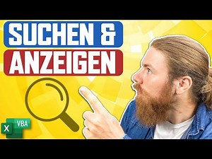 Tabelle ganz einfach durchsuchen mit dieser Suchfunktion | Excel VBA