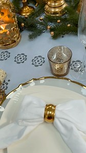 97K views · 1.5K reactions | And just like that, our golden Christmas dinner table is ready ✨ #christmasdinner #christmastabledecor #interiordesign | Arthur Gourounlian | Facebook