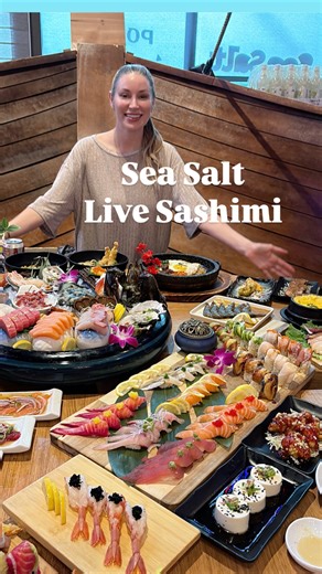 Las Vegas Parents Club LLC / Founder: Angela Christine | EAT // Sea Salt Live Sashimi 💫Grand Opening for the AYCE Menu - All you can eat sushi with an extensive selection of over 200 items.... | Instagram
