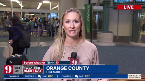 Central Florida airports grapple with weather delays amid spring break rush
