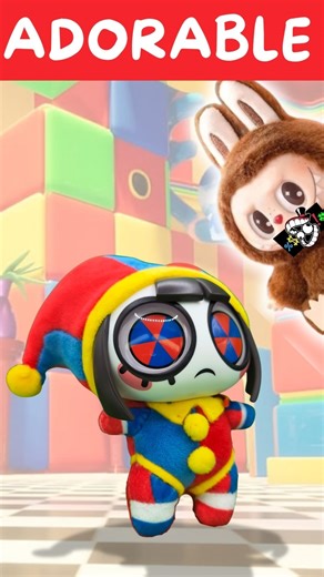 🔥 Pomni es MÁS ADORABLE que Labubu (y tengo pruebas) #labubu #theamazingdigitalcircus #pomni #shorts