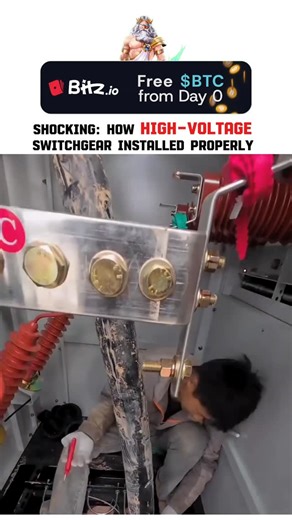 Great minds🧠 on Instagram: "electrician installs and insulates copper busbars inside a high-voltage switchgear panel. This critical work ensures safe, reliable electrical connections and prevents short circuits or electrical hazards. The process involves carefully removing old insulation, cleaning busbars, aligning and securing copper conductors with bolts and clamps, and applying protective insulating materials like sleeves and tape. Notice the red insulators keeping live parts isolated from t