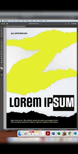 Easily Add Images to Text in InDesign 2022 (under 30 seconds!) - #shorts