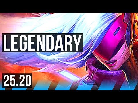 KATARINA vs AHRI (MID) | Legendary, 19/4/3 | EUW Master | 25.20