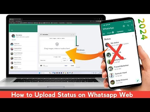 How to Upload Status from WhatsApp Web in PC/Laptop/Mac | how to post status on WhatsApp web 2025