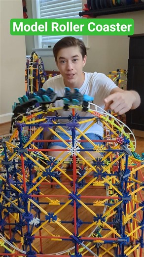 roller coaster train #knex #rollercoaster #themepark