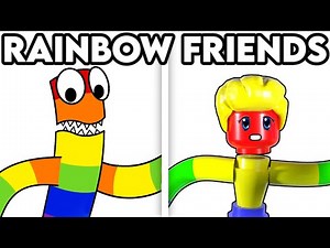 RAINBOW FRIENDS But Its LEGOS? (LANKYBOX LEGO TRANSFORMATIONS & MORE ANIMATIONS!)