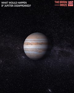 What would happen if Jupiter disappeared? - What would happen to our solar system if Jupiter suddenly vanished? We used Universe Sand Box to create this simulation. Here you can see how the loss of Jupiter’s massive gravitational pull could send shockwaves through space. | The Brain Maze