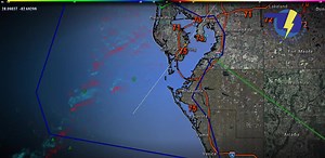 1.7K views · 20 reactions | TESTING 123 Just messing around The software I'm going to use for the upcoming spring storm season here in Oklahoma is pretty intense... Here's a possible waterspout off the Florida coast. | Weather Watch Oklahoma | Facebook