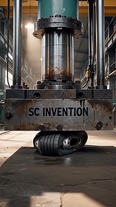 New bus wheel vs hydraulic press #ideas #crafts #diy #fblifestyle | SC Invention
