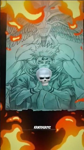 Sakuna drawing anime 🔥😎 #shots #sakuna