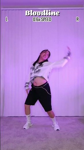 [0.6x SPEED] BLOODLINE Dance Tutorial | Rosa Leonero