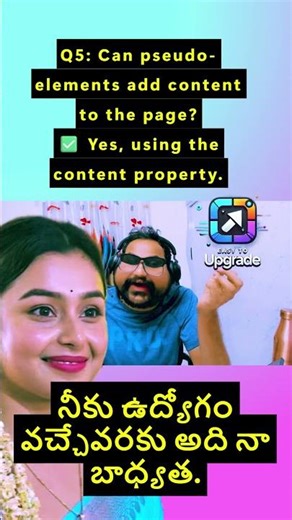 ❓ Q5: Can pseudo-elements add content to the page?