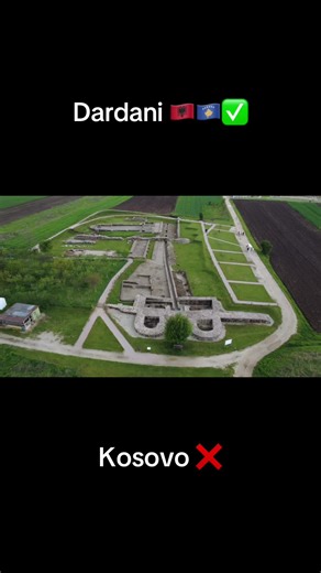 Flying over Ulpiana - one of the greatest cities of ancient Dardania, revitalized under the reign of the Illyrian-born Emperor Justinian I. Justinian never forgot his Dardanian roots. He rebuilt Ulpiana into a powerful stronghold of faith and trade, leaving behind walls and churches that still whisper of Illyrian resilience. This drone footage captures more than ruins — it captures a living heritage that connects ancient Dardanians to today's Albanians. #kosovo #albania #illyrian #serbia #fyp #h