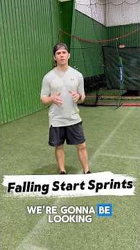 Falling Start Sprints: How to preform this Acceleration Drill to help you run faster. #athlete