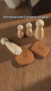 Enhance your ceramic creations with our Custom Pottery Stamp! 🎨 Easily imprint your initials and make each piece uniquely yours. A thoughtful gift for any pottery maker! | Callie Gifts