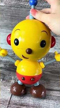 Disney Rolie Polie Olie Talking Robot Lights 10" Figure Toy Vintage