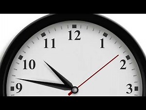 Clock time lapse animation free download