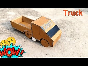 How to make a cardboard lorry || Truck kaise banaen
