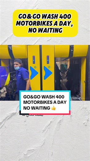 Automatic Motorbike Washing Machine: Wash 400 Bikes Daily