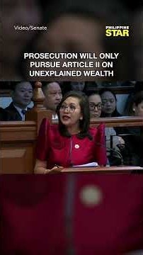 PROSECUTION MOVES TO DROP 3 IMPEACHMENT ARTICLES