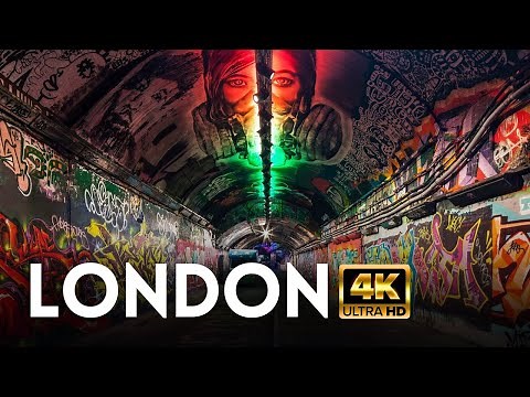 🇬🇧 London, UK: Street Art and Graffiti in Shoreditch – Guided Tour | 4K HDR