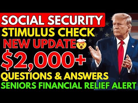 $2,000 Stimulus Update + Social Security Changes Seniors Must Know!