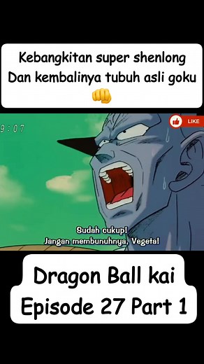 Dragon ball kai || episode 27 || part 1 || kembalinya tubuh asli goku #dragonball #goku #anime #kartun #trendingreel #facebookreelsviral #videoviral | Siloka Sinatria
