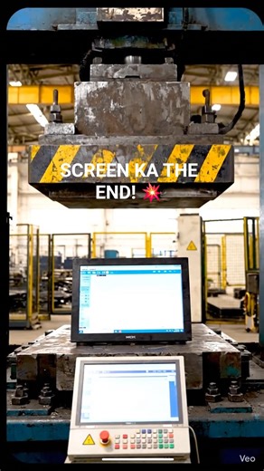 100 Ton Press vs LCD Screen 💥#HydraulicPress#MonitorCrush#CrushTest#ScreenDestruction#LCD