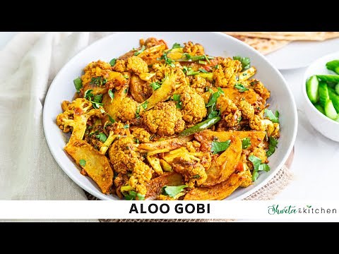Dry Aloo Gobi Recipe (Punjabi Style)| Potatoes and Cauliflower Curry | Dhaba Style Aloo Gobi Sabzi