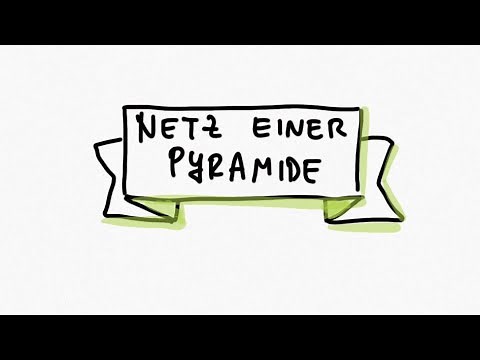 Netz einer Pyramide zeichnen