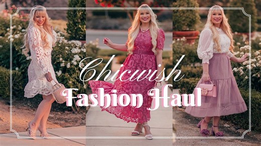 Chicwish Dress & Skirt Try-On Haul | Feminine Wardrobe Favorites